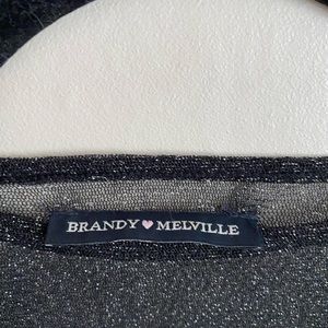 Brandy Melville Rene Glitter Top